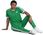 Koszulka męska adidas 3-STRIPES zielona IM0410 - zdjęcie 3