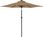 Parasol ogrodowy vidaXL Parasol Ogrodowy Led Stalowy Słupek Taupe 225X225X212cm 4005069 - zdjęcie 5