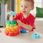 Fisher-Price Piramidka Kolorowe kwiatki Drewniana zabawka Zestaw 18m+ HXT77 - zdjęcie 2