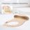Mombella Silikonowy Śliniak z Kieszonką 3D Light Brown - zdjęcie 2