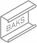 LDC...N ŁUK 90° DRABINY 400X60MM LDC400H60N STAL 466940 BAKS  - zdjęcie 3