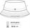 Jeansowy Morski KAPELUSZ bawełniany czapka letnia BUCKET HAT r. 50-54 - zdjęcie 4