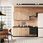 Szafka kuchenna cm 80 górna wisząca narożna ANIKA grafit + dąb artisan LOFT - zdjęcie 5