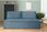 Mavik Sofa Rozkładana 3-Osobowa Niebieska Uno (2,3350481214E+16) - zdjęcie 6