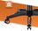 Fotel dla gracza Hells Chair HC-1039 Orange Pomarańczowy - zdjęcie 5