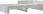 vidaXL Rama łóżka szarość betonu 100x200 cm materiał drewnopochodny 849575 - zdjęcie 3