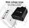 Ładowarka do telefonu MOCNA SZYBKA UNIWERSALNA ŁADOWARKA SIECIOWA 55W PD+QC 3.0 USB X 3, USB-C x3 BIAŁA - zdjęcie 8