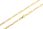Złoty łańcuszek pusty Figaro Próby 585 gr. 2.64 55 cm - zdjęcie 3