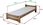 Łóżko Emily 80x200 cm dąb Bez stelaża Materac Coco Maxi 19 POSEMI80DU10 - zdjęcie 2