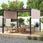Costway Pergola tarasowa Z Regulowanymi Osłonami Przeciwsłonecznymi - zdjęcie 2