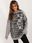 Sweter szary luźny z napisami Badu - zdjęcie 4