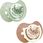 Lovi Smoczek silikonowy dynamiczny  18 m 2 szt. Tie Dye Green - zdjęcie 3