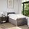 vidaXL Łóżko Kontynentalne Z Materacem Taupe Tkanina 90X190 Cm 3288846 - zdjęcie 5