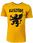 T-shirt męski KASZEBE koszulka bawełna ŻÓŁTA GRYF XL - zdjęcie 2