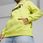 Bluza z kapturem męska Puma ESS BIG LOGO FL żółta 58668768 - zdjęcie 3