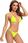 Bikini SHEKINI z Regulowanymi Ramiączkami, Żółte, Rozmiar L - zdjęcie 5