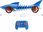 Hot Wheels Shark Speeder Pojazd Zdalnie Sterowany Rekin Młot HXJ83 - zdjęcie 6