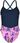 Arena Damski Strój Kąpielowy Women'S Rose Texture Swimsuit Xcross Back - zdjęcie 6