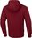 Bluza rozpinana z kapturem Pit Bull Cotton Terry Everts '23 - Bordowa XL - zdjęcie 6
