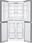 Lodówka Lodówka MPM 434-SBF-08 Side by Side 180 cm Biała - zdjęcie 2