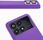 Bizon Silikonowe Etui Soft Case Do Xiaomi Poco F6 Pro, Fioletowe - zdjęcie 3