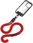 Audi Uniwersalna Smycz Do Telefonu 120Cm 10Mm Crossbody Czerwony/Red Aus-Cbl10-Rsq/D1-Rd - zdjęcie 5