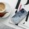Babaco Etui Do Apple Iphone 14 Plus Kokardki 001 Płynny Brokat Niebieski - zdjęcie 2