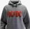 Bluza robocza z kapturem AC/DC Safety Jogger 012828 ACXHOODIE-113, szaro-czerwona Rozmiar: 3XL - zdjęcie 5