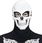 Widmann Maska Kościotrupa Plastikowa Halloween - zdjęcie 3