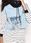 Dqmane Bluza Biała Tunika W Paski Z Jeansem Bawełna Oversize r. M - zdjęcie 5