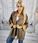 Zjawiskowy żakiet marynarka oversize casual w panterkę cętki WILD - zdjęcie 5