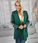 Luźny żakiet marynarka oversize casual w panterkę cętki EVELYN - zdjęcie 5
