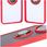Bizon Etui Z Uchwytem Na Palec Case Hybrid Ring Do Realme 12   12X  Przydymione Czerwoną Ramką - zdjęcie 9
