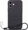 Bizon Silikonowe Etui Z Pierścieniem Magnetycznym Case Silicone Magnetic Do Iphone 16  Czarne - zdjęcie 2