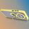 Bizon Etui Z Uchwytem Na Palec Case Hybrid Ring Do Realme 12   12X  Przydymione Żółtą Ramką - zdjęcie 2