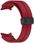 Bizon Silikonowy Pasek Strap Watch Silicone Do Galaxy Fe 7 6 Classic 5 Pro 4 Burgundowy - zdjęcie 5
