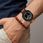 4KomPl Pasek Na Zegarek Opaska Do Smartwatcha Samsung Galaxy Watch Ultra 47Mm CzarnoPomarańczowy - zdjęcie 5