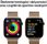 Apple Watch Series 10 GPS + Cellular koperta 46mm tytan złoty bransoleta mediolańska złoty Rozmiar S/M (MC7T4ETA) - zdjęcie 6