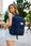 Torba na laptopa Peterson plecak torba na laptopa solidny (PTN777126692NAVY) - zdjęcie 4