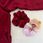 JEDWABNA GUMKA DO WŁOSÓW SCRUNCHIE 100% JEDWAB MORWOWY 22 mm CZERWONY r. L - zdjęcie 4