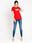 LEE LOGO TEE DAMSKI T-SHIRT KOSZULKA Z KRÓTKIM REKAWEM BRIGHT RED L43EEPEF - zdjęcie 3