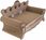 Drapak Tekturowy Dla Kota Legowisko Karton Kartonowy Sofa Leżak Kanapa 60Cm Purlov - zdjęcie 6
