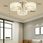Greatdeshop2021 Lampy Sufitowe Nowoczesny Kryształowy Żyrandol Led Lampa Wisząca Do Sypialni Przedpokoju - zdjęcie 2