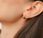 Kolczyki "Simple Hoops" koła 13mm - srebro 925 pozłacane - zdjęcie 2