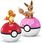 Klocki MEGA Pokemon Poke Balle 2-pak Charmander i Eevee HXP11 JCR81 - zdjęcie 4