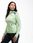 Damska kurtka Bergans Rabot Active Mid Hood, jasnozielona (M) - zdjęcie 2
