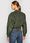 LEE SATEEN BOMBER DAMSKA KURTKA PRZEJŚCIOWA OLIVE GREEN L56EMMNX - zdjęcie 3