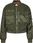 LEE SATEEN BOMBER DAMSKA KURTKA PRZEJŚCIOWA OLIVE GREEN L56EMMNX - zdjęcie 4