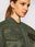 LEE SATEEN BOMBER DAMSKA KURTKA PRZEJŚCIOWA OLIVE GREEN L56EMMNX - zdjęcie 6