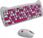 Klawiatura Zestaw klawiatura + mysz Canyon HSET-W6 Różowy (CNSHSETW6PK) - zdjęcie 2
